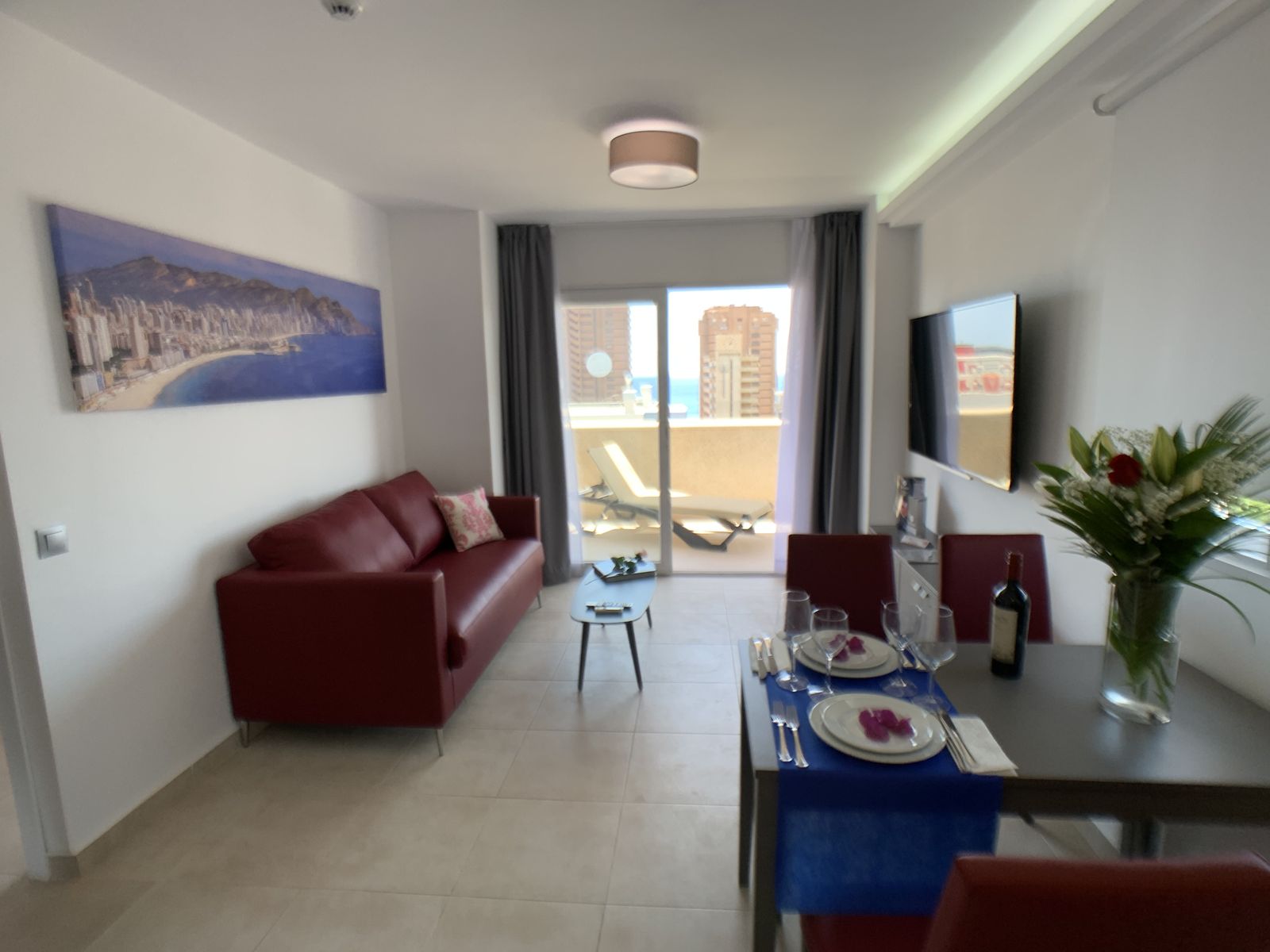 Salón-comedor de un apartamento